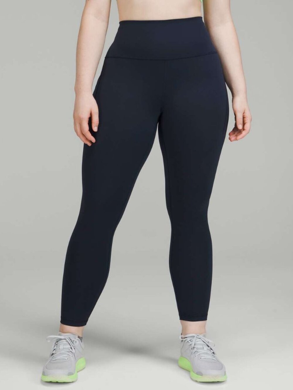 Lululemon Wunder Train High-Rise Tight with Pockets 28" True Navy Size 6